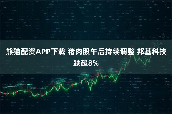 熊猫配资APP下载 猪肉股午后持续调整 邦基科技跌超8%