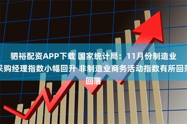 驷裕配资APP下载 国家统计局：11月份制造业采购经理指数小幅回升 非制造业商务活动指数有所回落